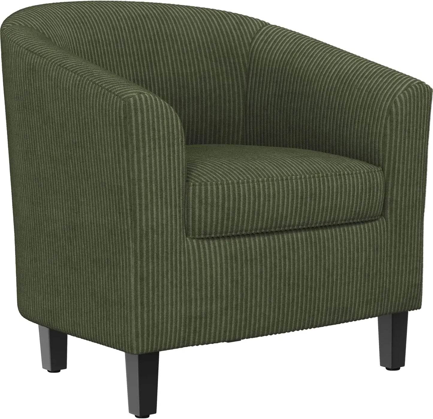 Modern Faux Leather Club Chair