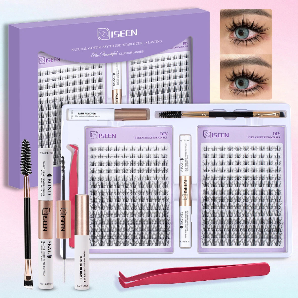 Faux Eyelash Cluster Kit