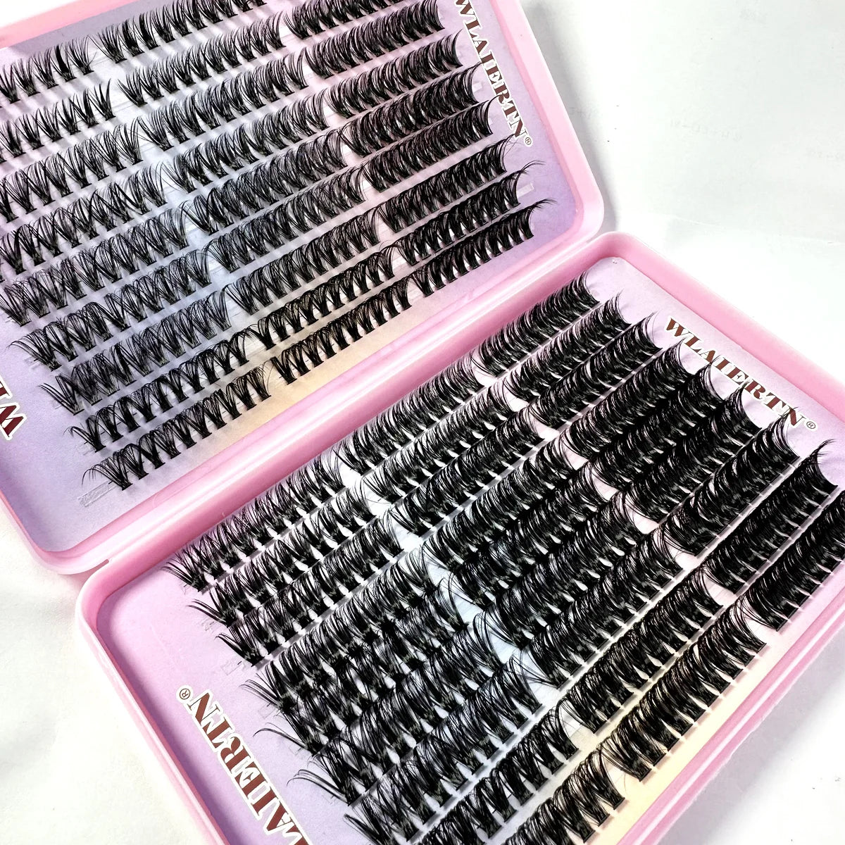 Faux Mink Eyelashes 540Cluster C Curled 9-16mm
