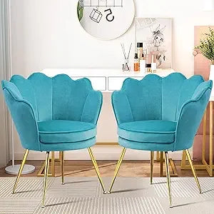Shell Back Accent Chairs/ Set of 2