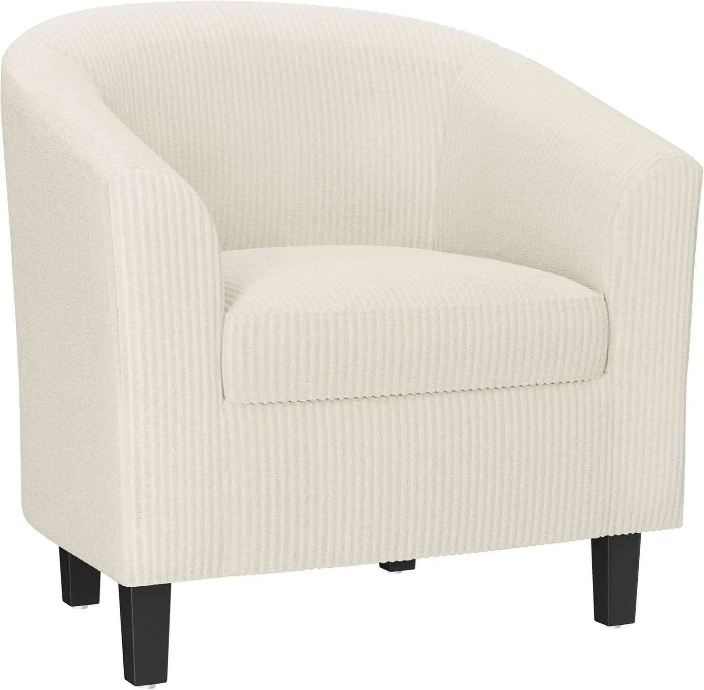 Modern Faux Leather Club Chair