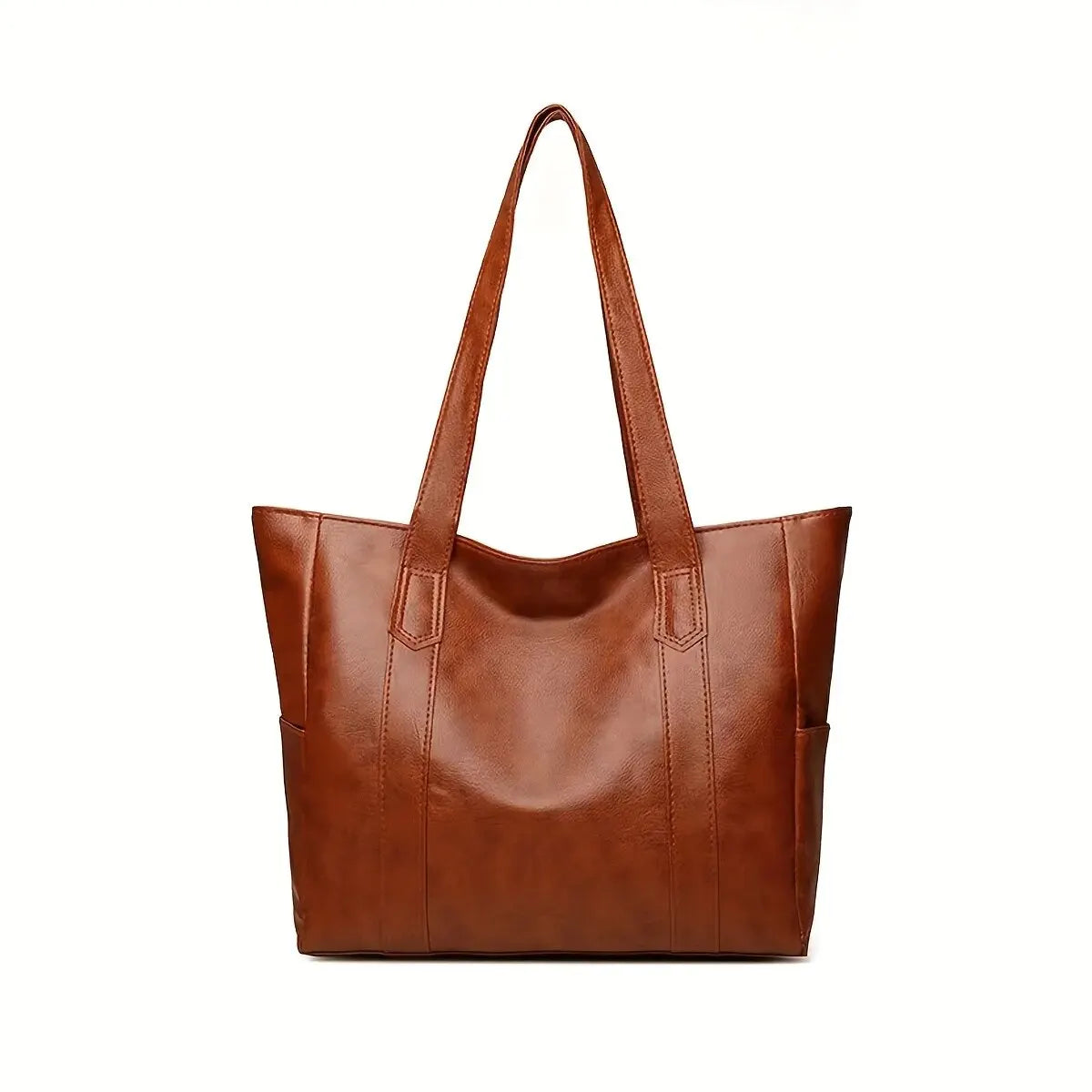 Vintage Vegan Leather Tote
