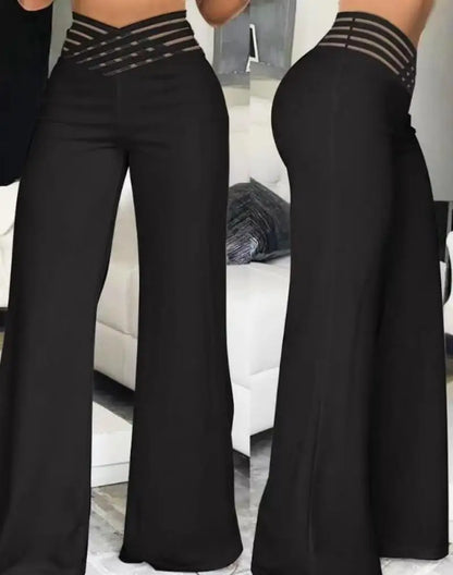 High Waist Wide Leg Pants
