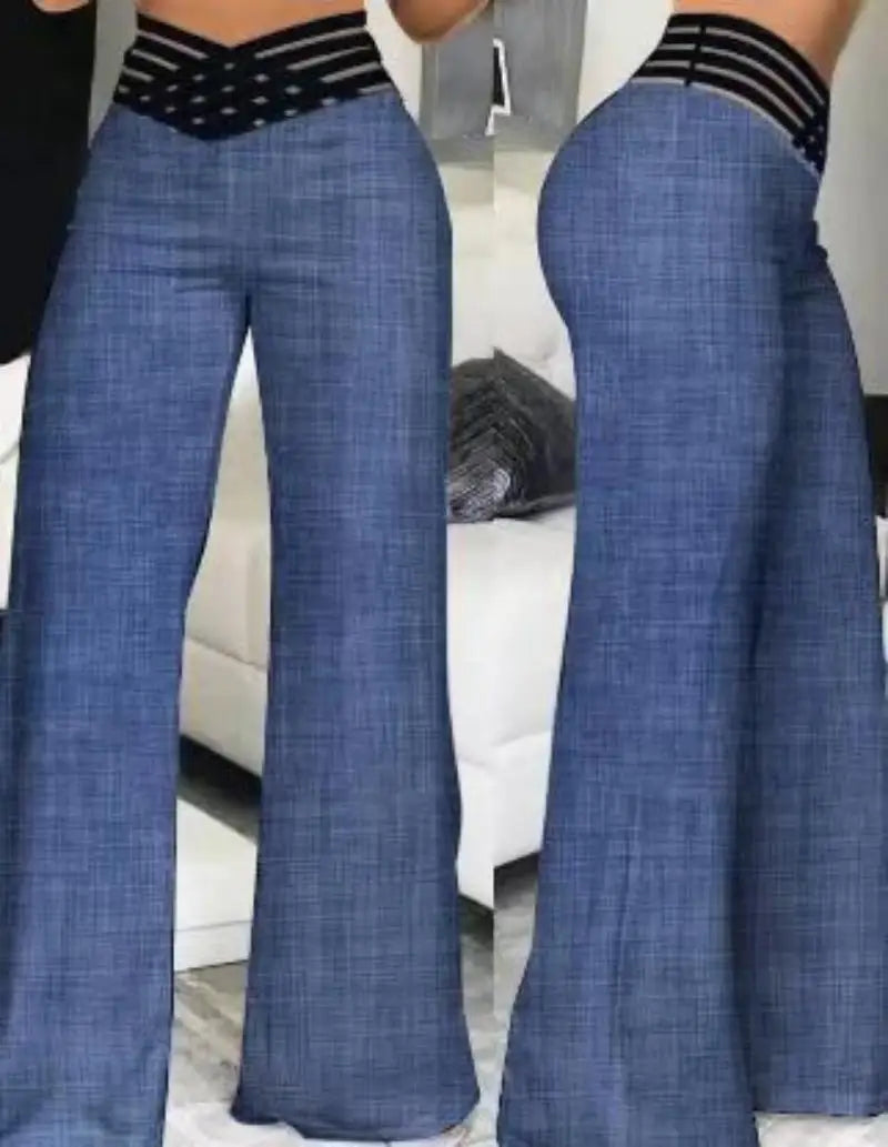 High Waist Wide Leg Pants