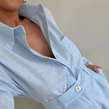 Essential Long Sleeve Short Set