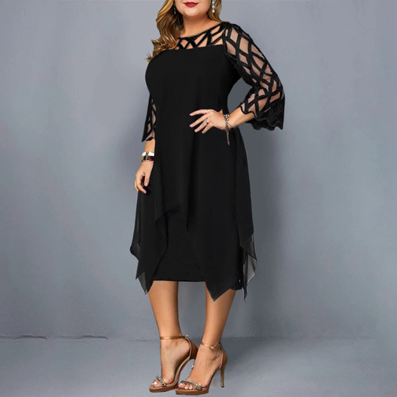 Chiffon Midi Dress