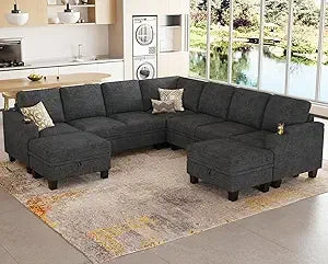 Modular Sectional Sofa with Storage