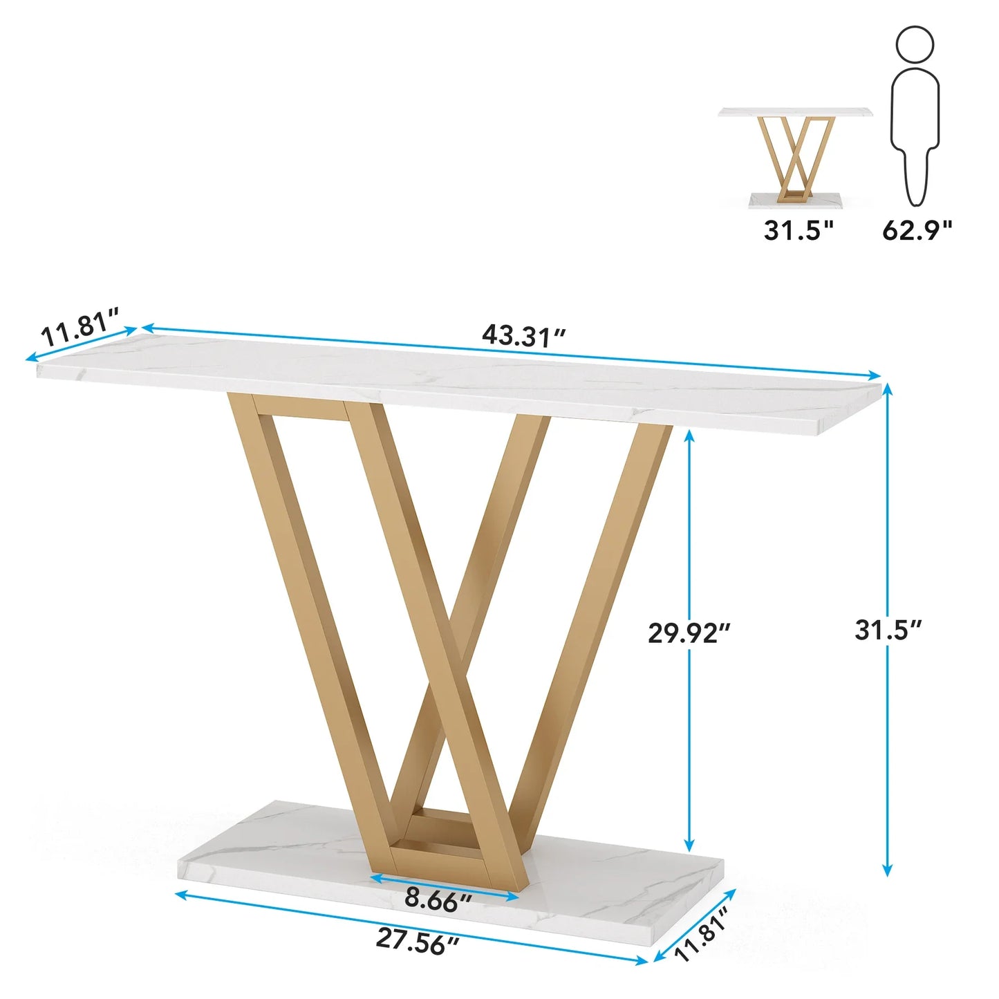 Elegant Simple Entryway Table