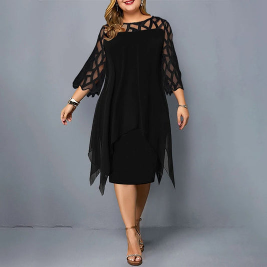 Chiffon Midi Dress