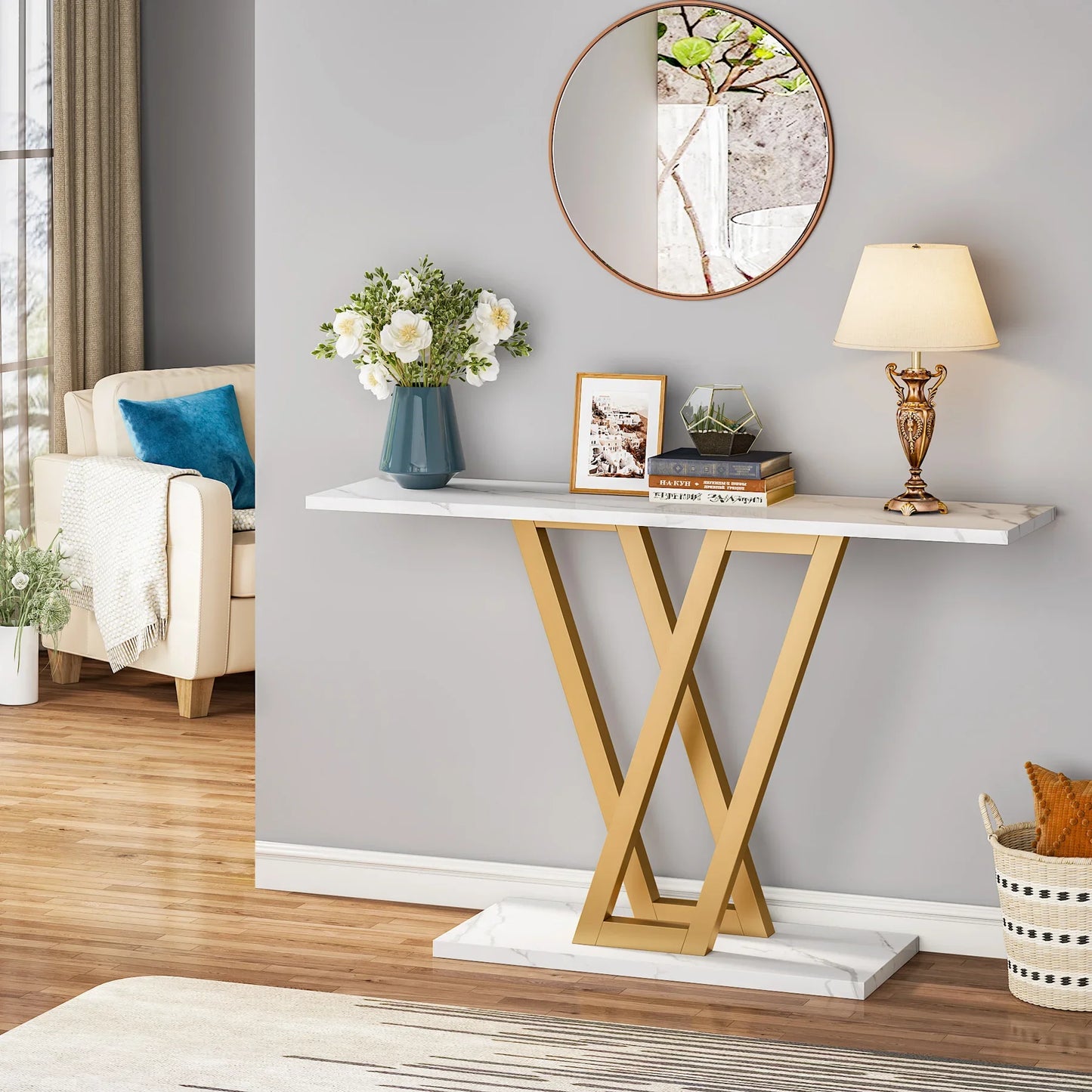 Elegant Simple Entryway Table
