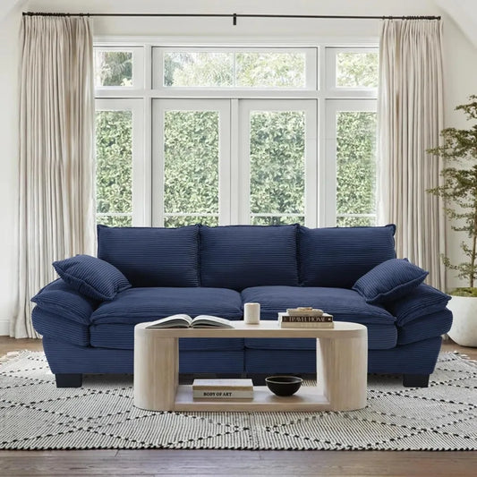 Comfy Corduroy Loveseat