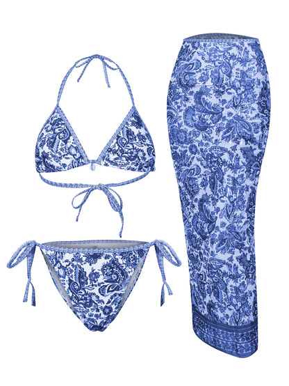 Tropical 3 Piece Swimwear Set