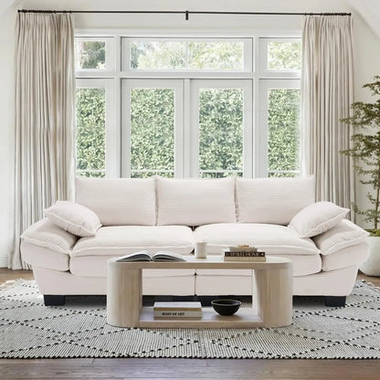 Comfy Corduroy Loveseat