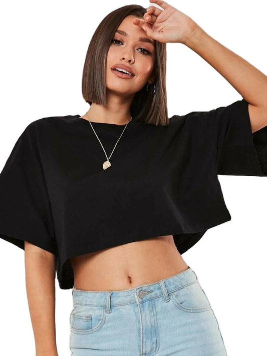 Crop Short Sleeve T-shirt