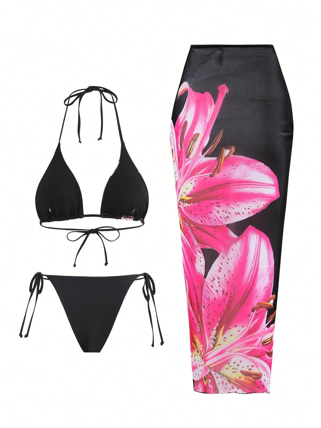 Tropical 3 Piece Swimwear Set