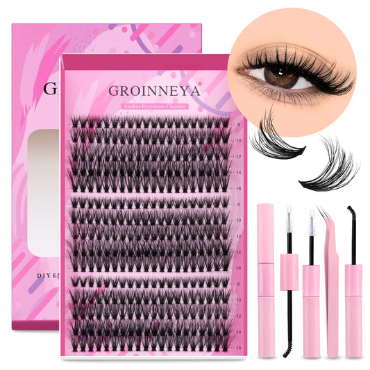 Lash Extension Kit Individual Lashes Cluster Mix Eyelashes