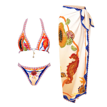 Tribal Print Swimwear