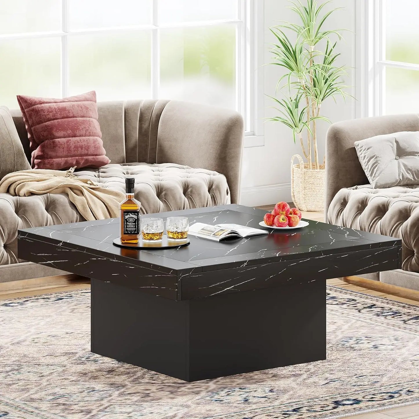 LED Farmhouse Coffee Table
