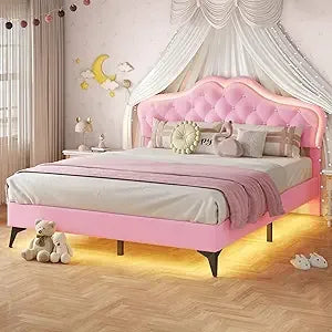 Princess Bed & LED Lights