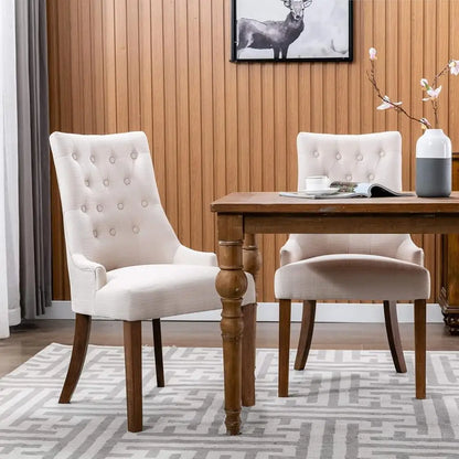 Modern Wingback Dining Chairs Set of 6