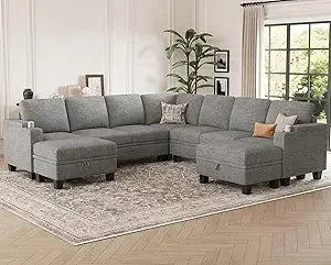 Modular Sectional Sofa with Storage