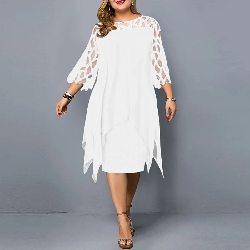 Chiffon Midi Dress