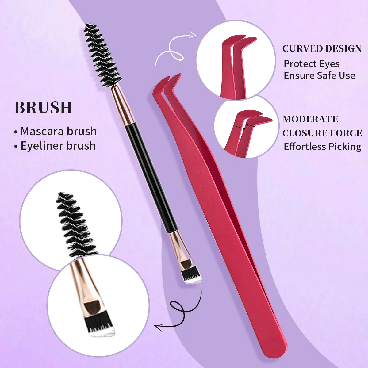 Faux Eyelash Cluster Kit