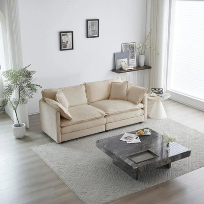 2 Piece Chenille Sofa Set