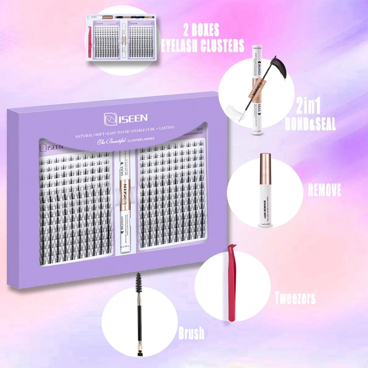 Faux Eyelash Cluster Kit