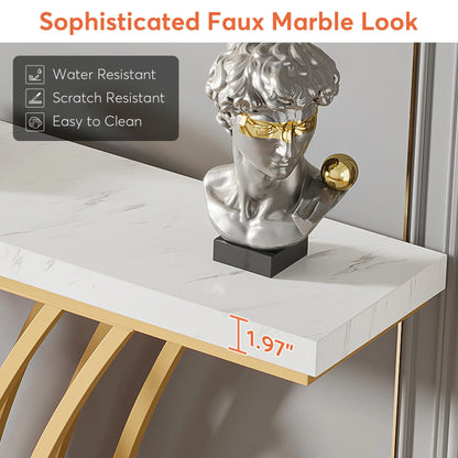 Luxe Modern Entryway Table