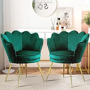 Shell Back Accent Chairs/ Set of 2