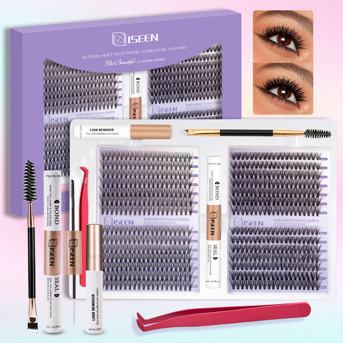 Faux Eyelash Cluster Kit