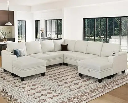 Modular Sectional Sofa with Storage
