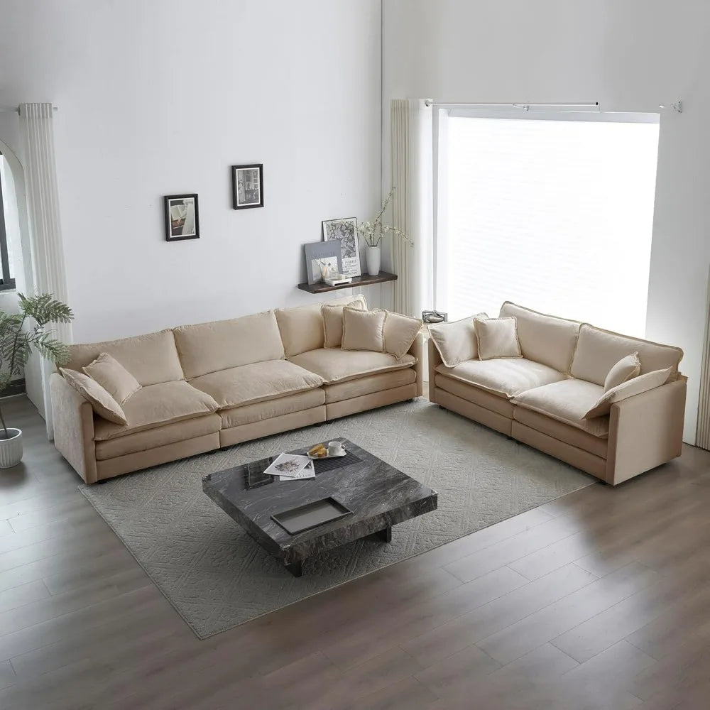 2 Piece Chenille Sofa Set