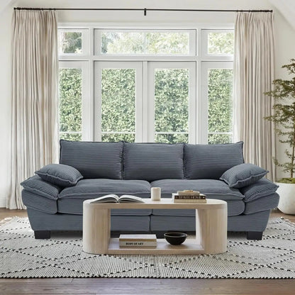 Comfy Corduroy Loveseat