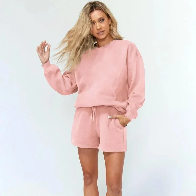 Chic and Casual Short Jogger Set