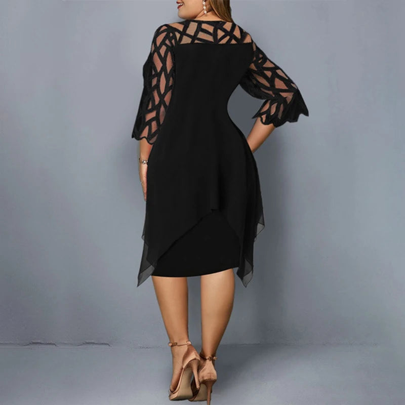 Chiffon Midi Dress
