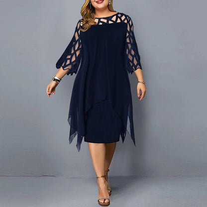Chiffon Midi Dress