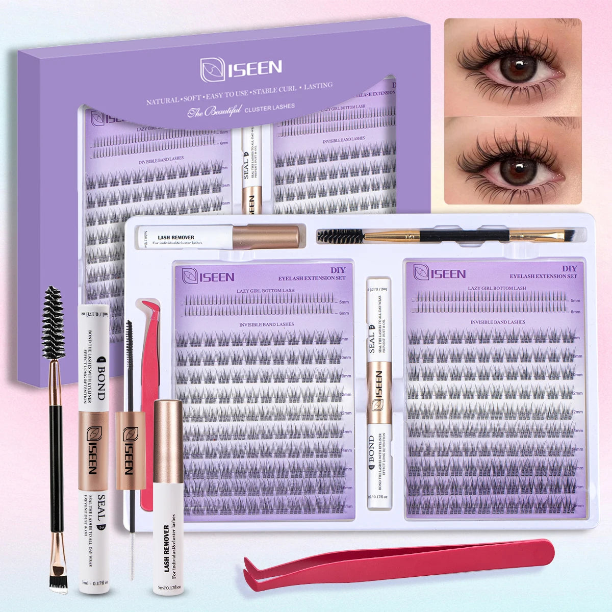 Faux Eyelash Cluster Kit