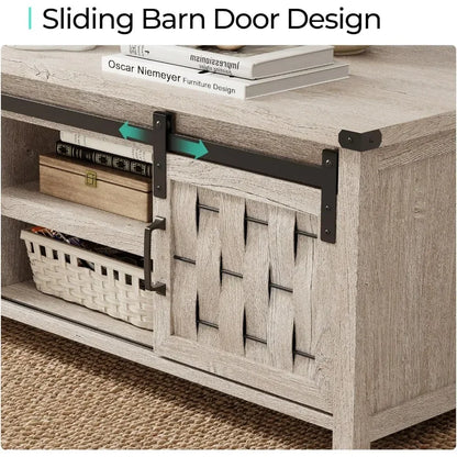 Farmhouse Cocktail Table w/ Storage