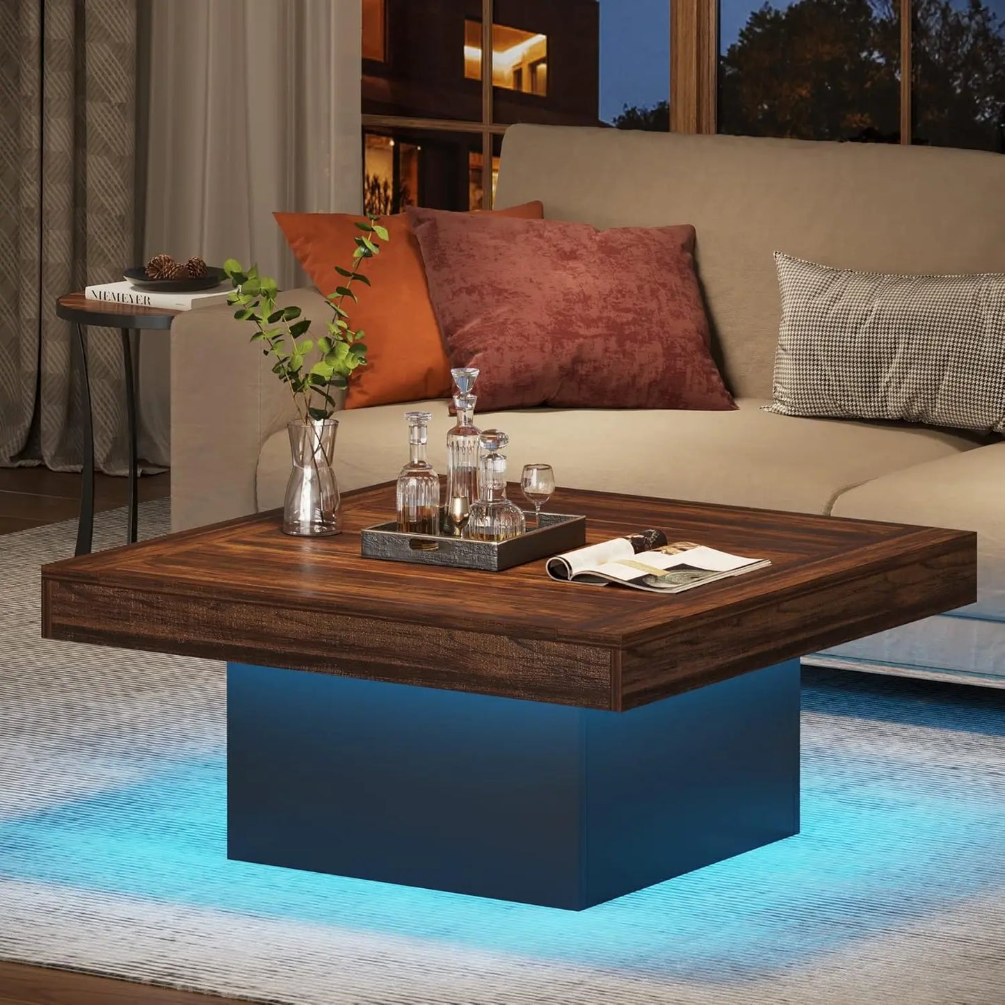 LED Farmhouse Coffee Table