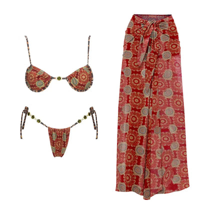Tribal Print Swimwear