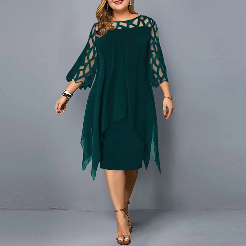Chiffon Midi Dress