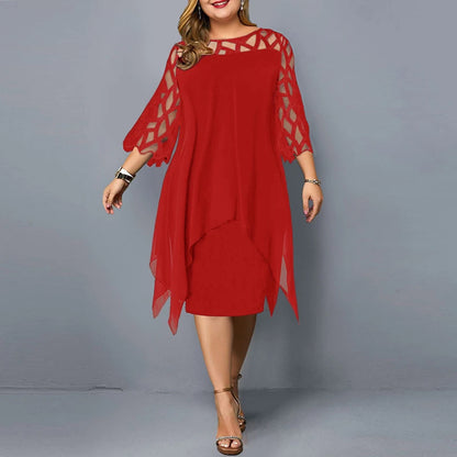 Chiffon Midi Dress