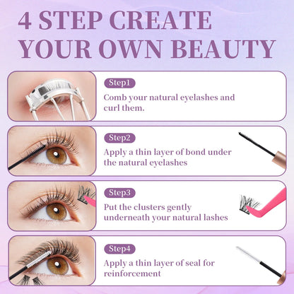 Faux Eyelash Cluster Kit