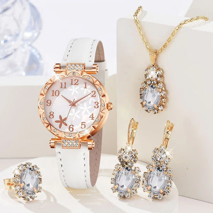 Elegant Fashion Watch & Jewelry Set