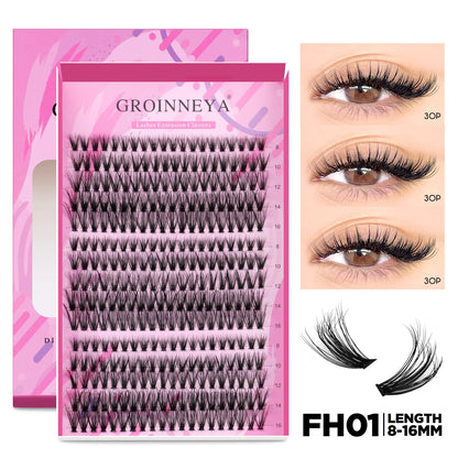Lash Extension Kit Individual Lashes Cluster Mix Eyelashes