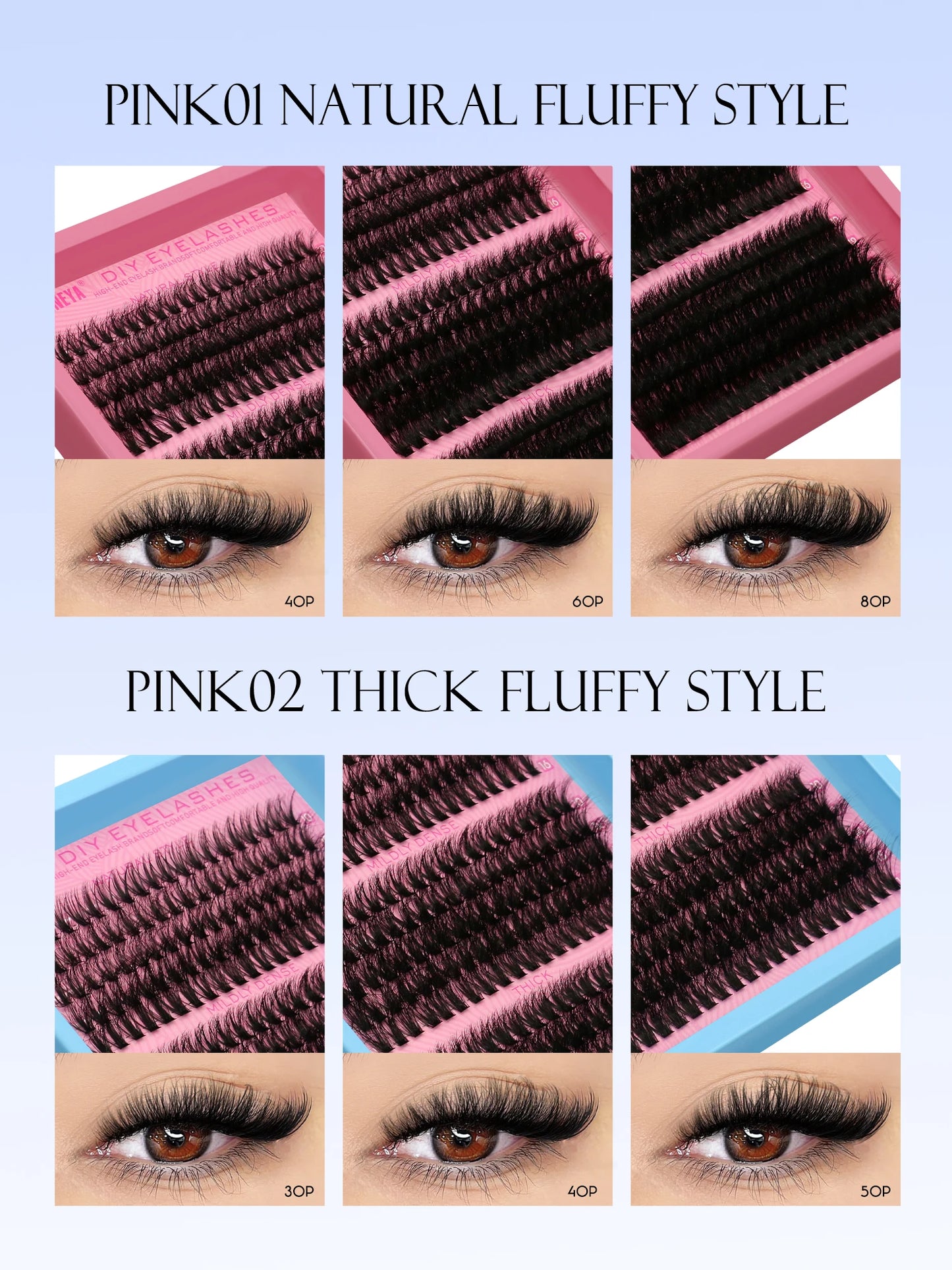 Faux Mink Lashes Eyelash Extensions