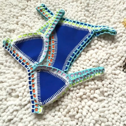 Vibrant Reversible Handknitted Bikini