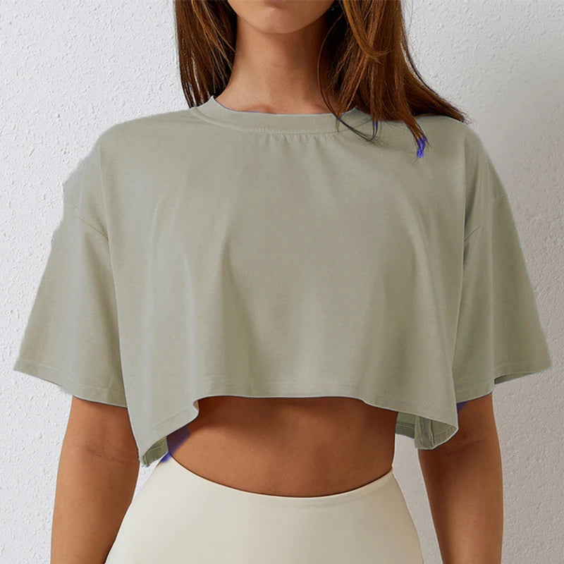 Crop Short Sleeve T-shirt